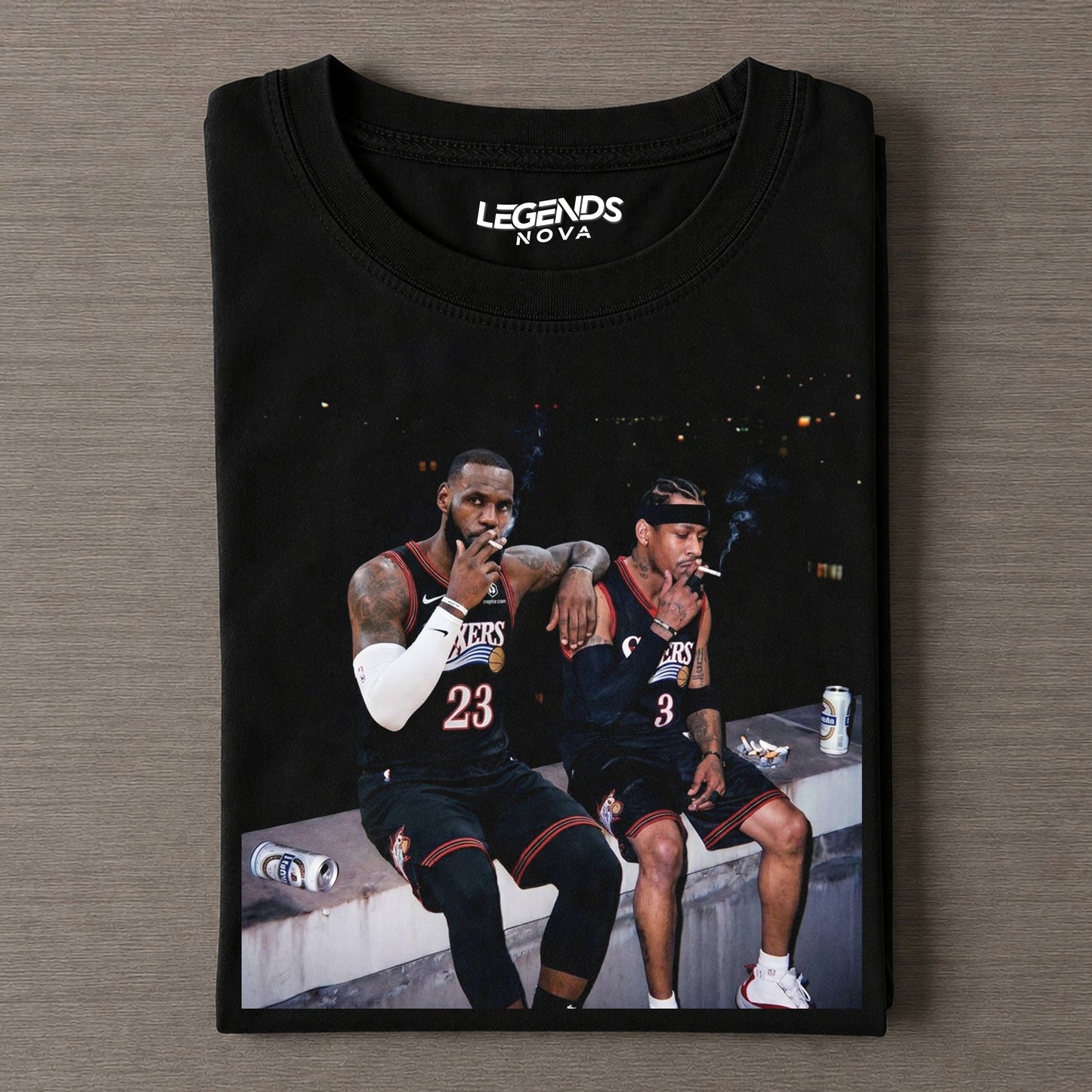 LeBron James & Allen Iverson Tee