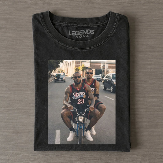 LeBron James & Allen Iverson Funny Tee