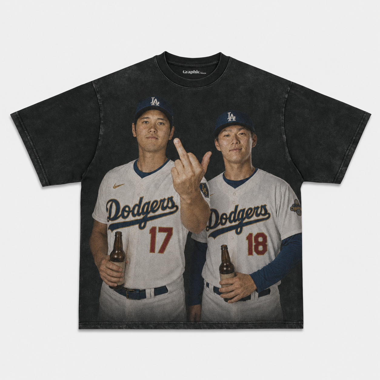 2026 LA Shohei Ohtani #17 & Yoshinobu Yamamoto  #18TEE