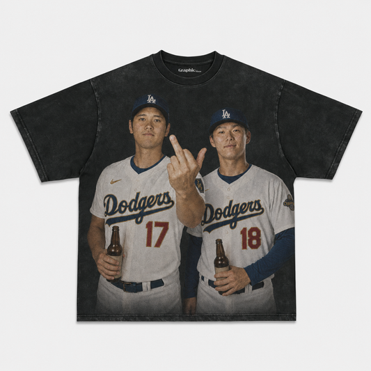 2026 LA Shohei Ohtani #17 & Yoshinobu Yamamoto  #18TEE
