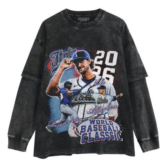 2026 WBC TEAM ITALIA LAYERED LONG SLEEVE