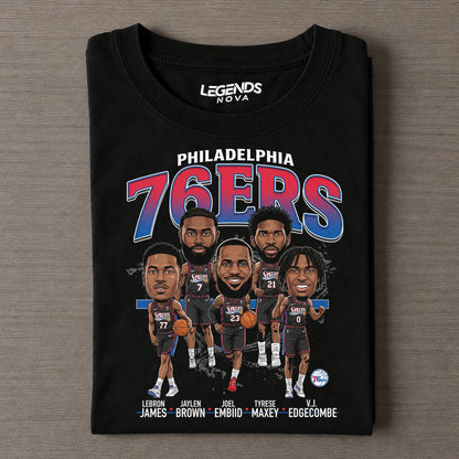 76ers Big Five Tee