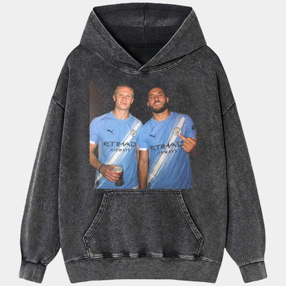 Erling Haaland & Rayan Cherki Tee