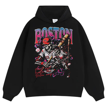 BOSTON BASEBALL TEE & LS & HOODIE