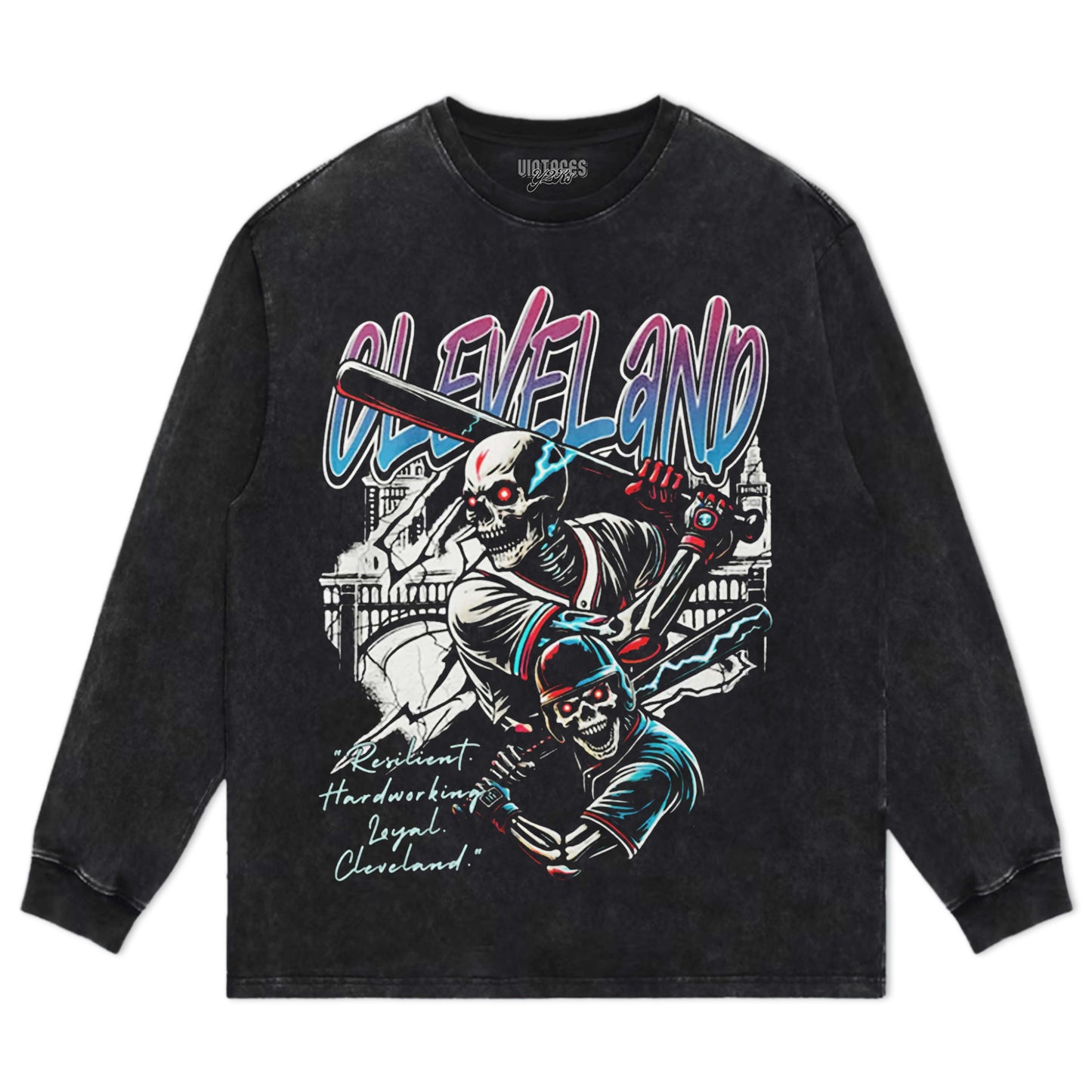 CLEVELAND BASEBALL TEE & LS & HOODIE