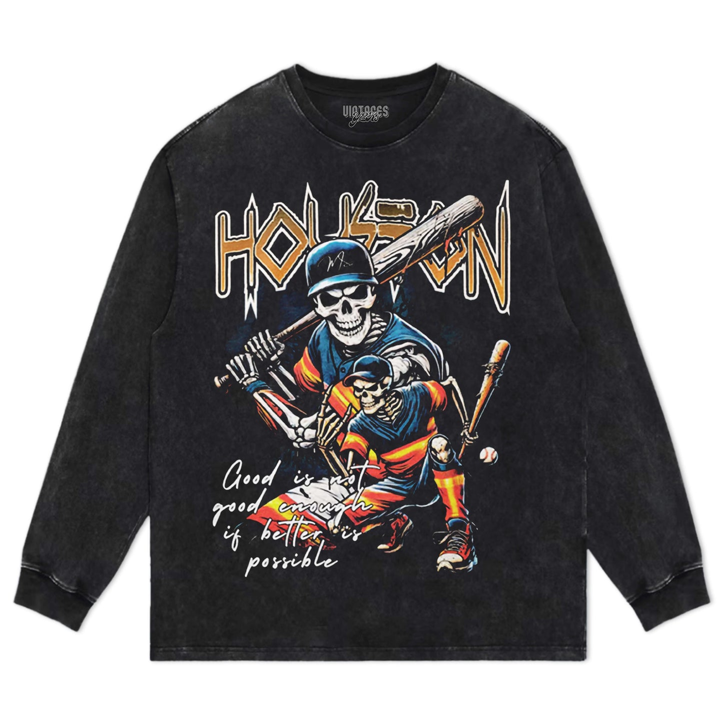 HOUSTON BASEBALL TEE & LS & HOODIE