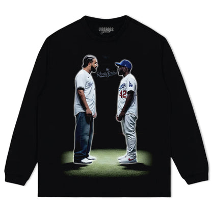 KENDRICK LAMAR VS DRAKE & LA DODGERS CHAMPIONS 2025 V2 TEE & LS & HOODIE