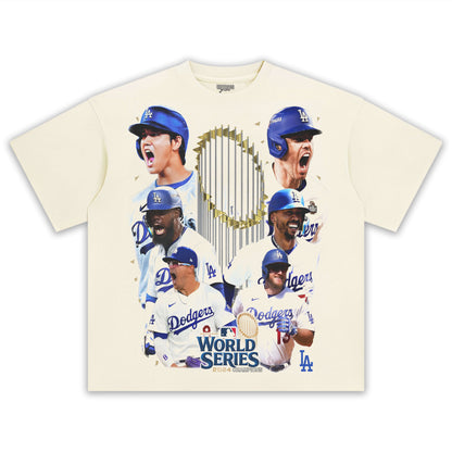 LA DODGERS WORLD SERIESCHAMPIONS 2024 GRAPHIC TEE & LS & HOODIE
