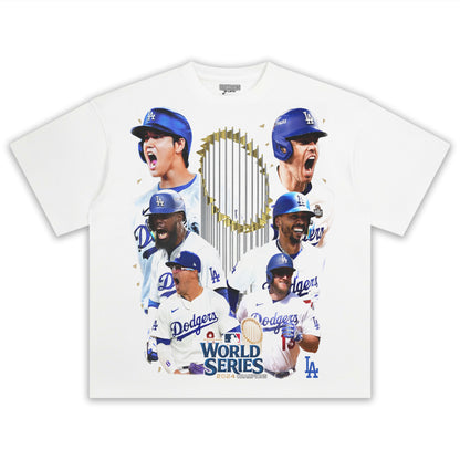 LA DODGERS WORLD SERIESCHAMPIONS 2024 GRAPHIC TEE & LS & HOODIE