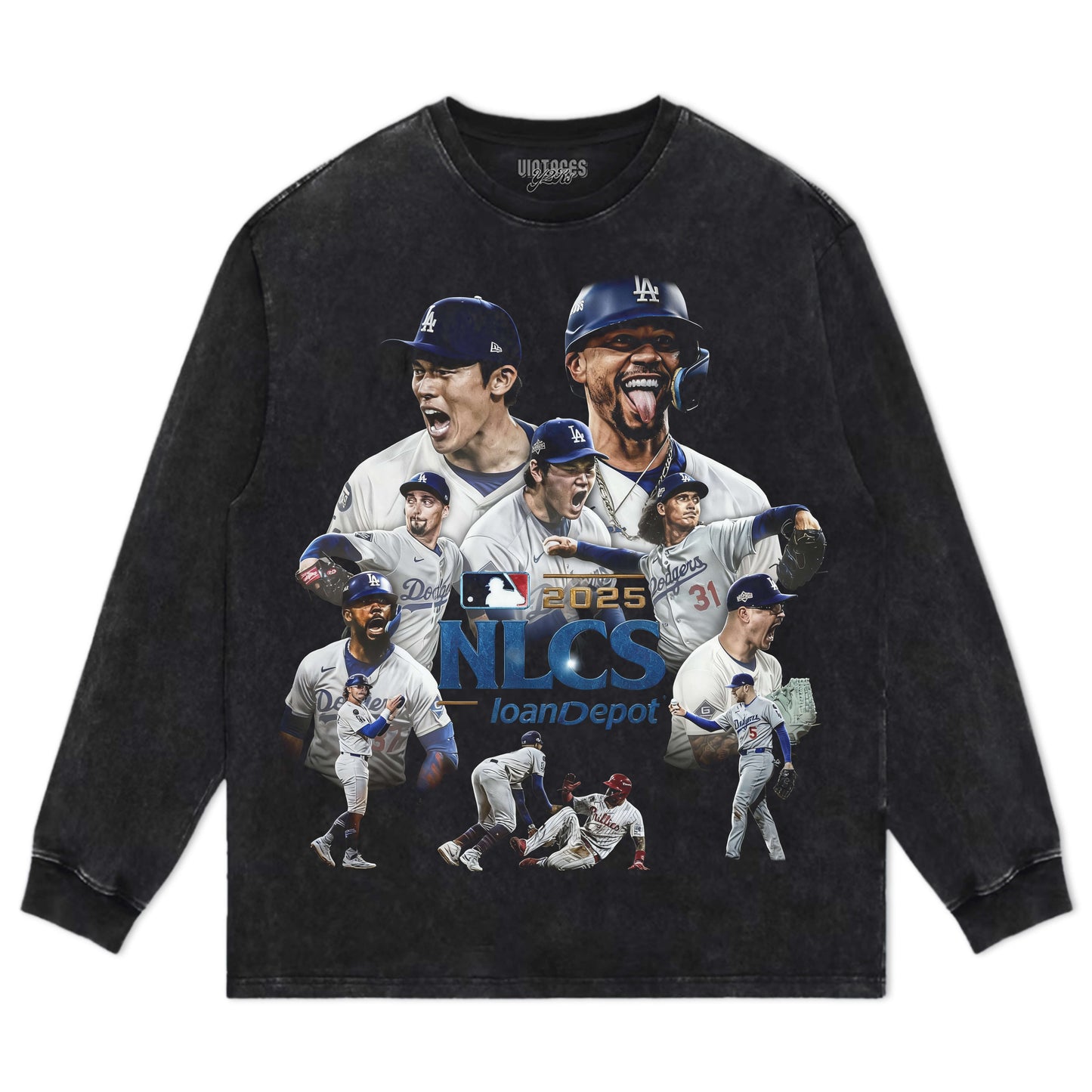 LOS ANGELES DODGERS D1 TEE & LS & HOODIE
