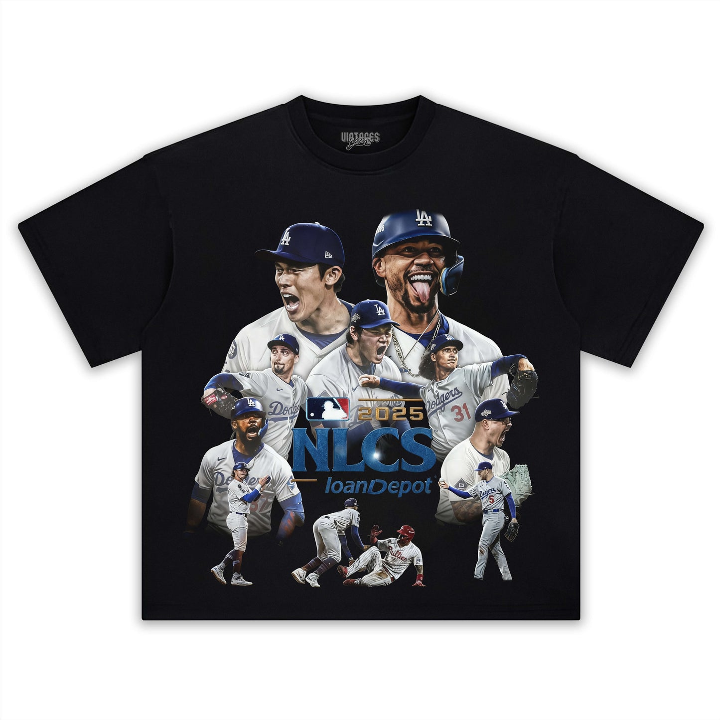 LOS ANGELES DODGERS D1 TEE & LS & HOODIE