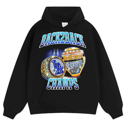 LOS ANGELES DODGERS & BACK2BACK TEE & LS & HOODIE