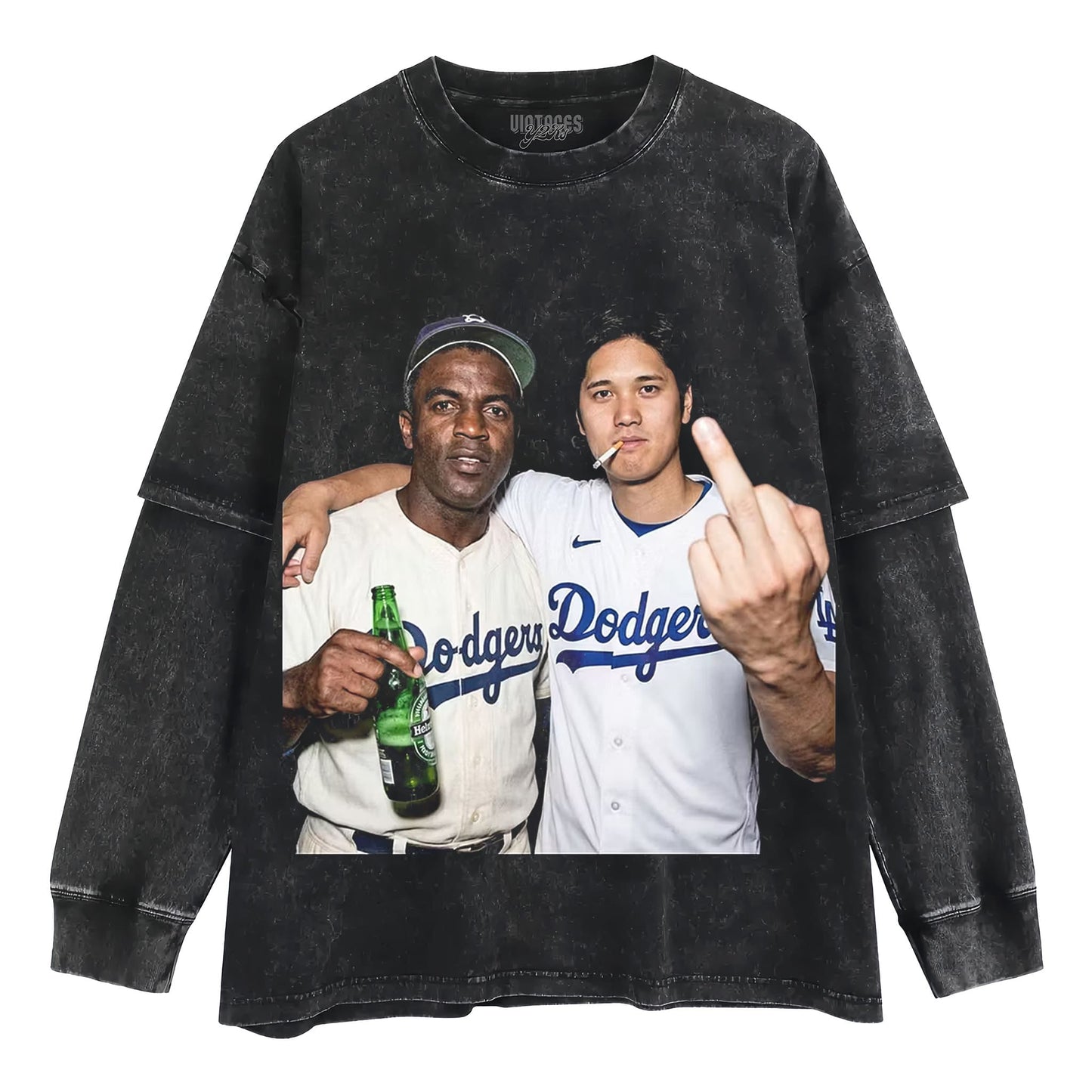 SHOHEI OHTANI & JACKIE ROBINSON V2 TANK TOP & TEE & LONG SLEEVE & LAYERED LS & HOODIE