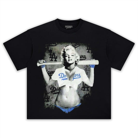 VINTAGE DODGERS & MARILYN MONROE TEE & LS & HOODIE