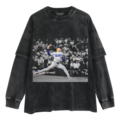 YOSHINOBU YAMAMOTO DODGERS LA TANK TOP & TEE & LONG SLEEVE & LAYERED LS & HOODIE