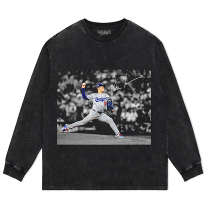 YOSHINOBU YAMAMOTO DODGERS LA TANK TOP & TEE & LONG SLEEVE & LAYERED LS & HOODIE