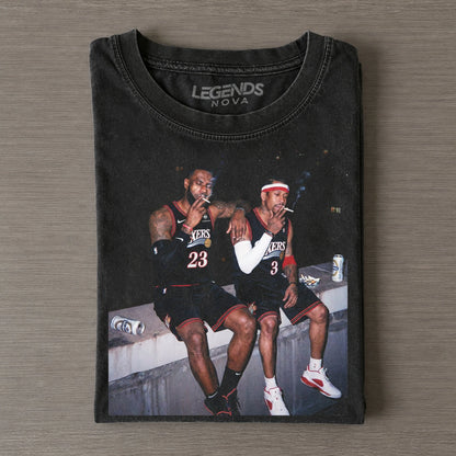 LeBron James & Allen Iverson Funny Tee
